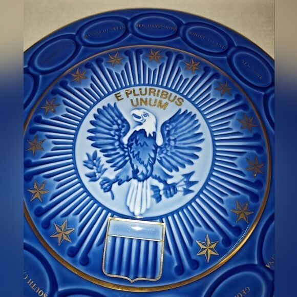 B & G Bing & Grondah Copenhagen USA Bicentennial Plate 1776-1976 Special Edition - Picture 5 of 9